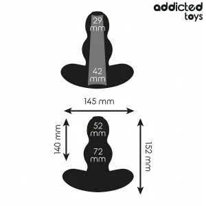 ADDICTED TOYS - TAPPO ANALE CAVO TAGLIA XXL 15,2 CM